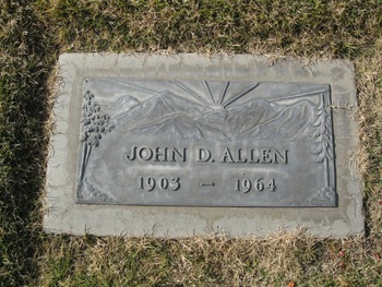 Allen, John D. gravesite