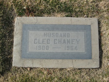 Chaney, Cleo gravesite