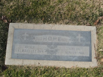 Hope, Mary Lee gravesite
