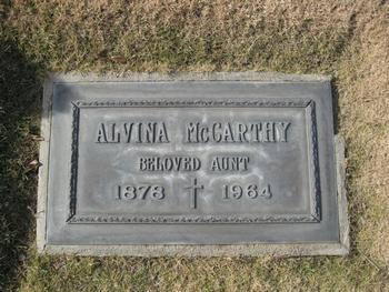 McCarthy,   Alvina gravesite