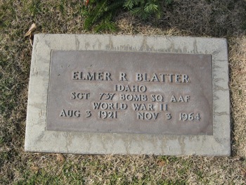 Blatter, Elmer R. gravesite