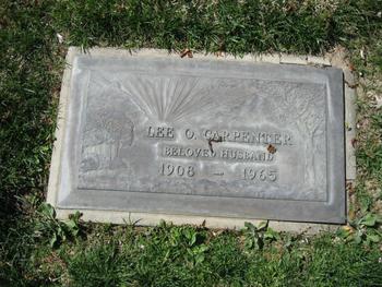 Carpenter, Leonidas Oscar ('Lee') gravesite