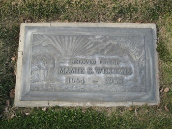 Williams, Mamie S. gravesite