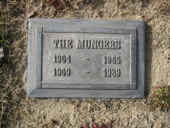 Munger, Evelyn Grace gravesite