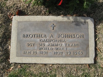 Johnson, Brother Andrew gravesite