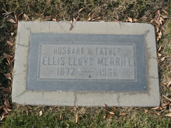 Merrill, Ellis Lloyd gravesite
