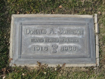 Johnson,   Donald A. gravesite
