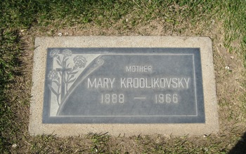 Kroolikovsky, Mary gravesite