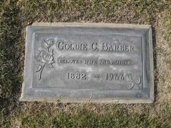 Barber, Goldie Catherine gravesite