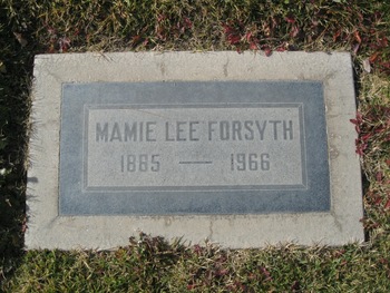 Forsyth, Mamie Lee gravesite