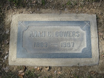 Bowers, Adah Cecilia gravesite