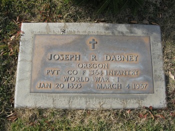 Dabney, Joseph Richard gravesite