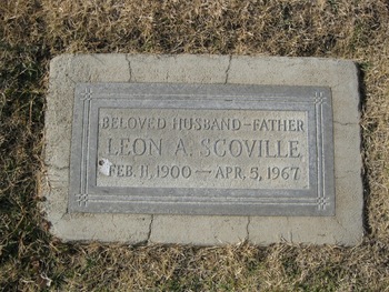 Scoville, Leon Adalbert gravesite