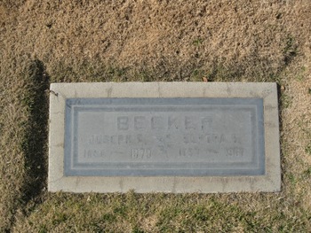 Becker, Elnora Belle gravesite