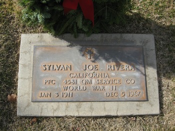 Rivera, Sylvan Joe gravesite