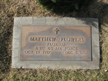 Flowers, Matthew gravesite