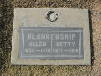 Blankenship, Betty gravesite