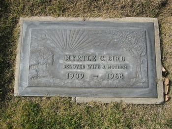 Bird, Myrtle Carrie gravesite