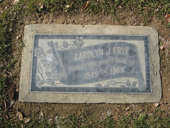 Frye, Carolyn Jeanne gravesite