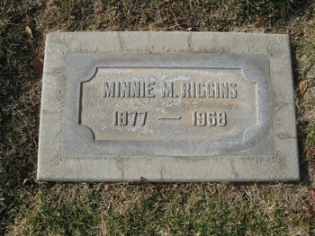 Riggins, Minnie Maude gravesite