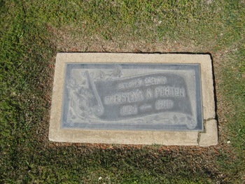Porter, Christina gravesite