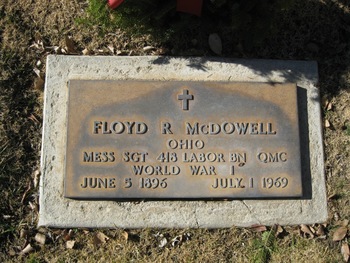 McDowell, Floyd Reynolds gravesite