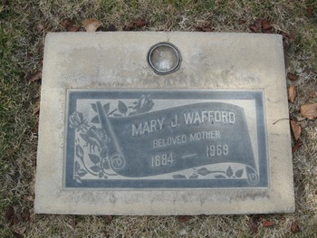 Wafford,   Mary Jane gravesite