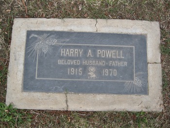 Powell, Harry Alfred gravesite