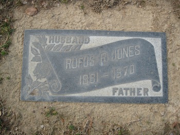 Jones, Rufus Redden gravesite