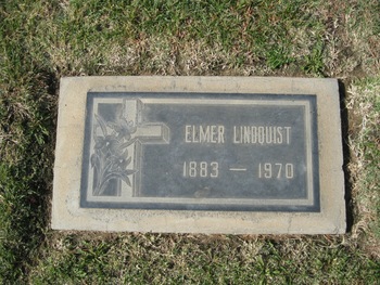 Lindquist, Elmer gravesite