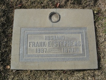 Stephens, Frank Edgar gravesite