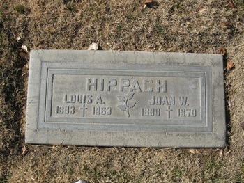Hippach,   Joan White gravesite