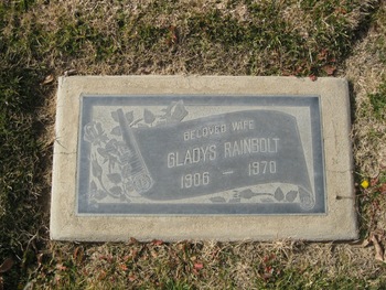 Rainbolt, Gladys gravesite