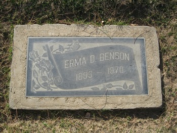 Benson, Erma Dell gravesite