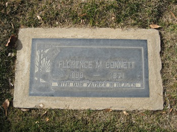 Connett, Florence gravesite