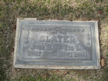 Slater, John Henry gravesite