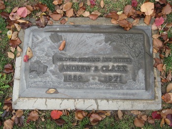 Clark, Andrew Burris gravesite