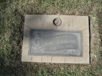 Williams, Bernice K. G. gravesite