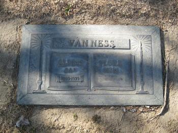 Van Ness,   Charles Albert gravesite