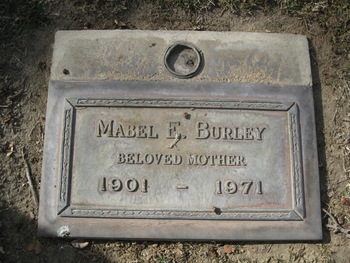 Burley, Mabel Agnes gravesite