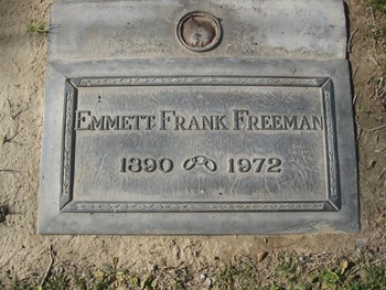 Freeman, Emmett Frank gravesite