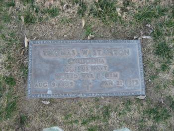 Stanton, Thomas W. gravesite