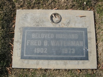 Waterman, Fred Bernard gravesite