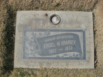Ramsey,   Ercel Wallace gravesite
