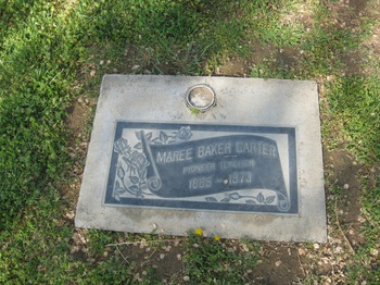 Carter, Maree gravesite