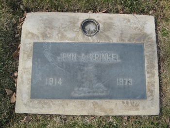 Krinkel,   John August gravesite