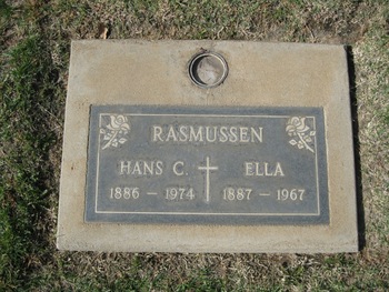 Rasmussen,   Hans C. gravesite