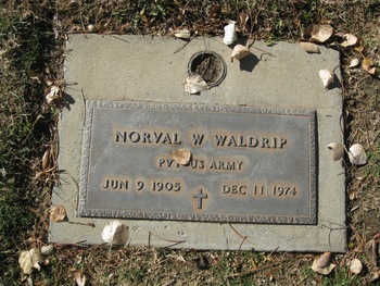 Waldrip, Norval W. gravesite