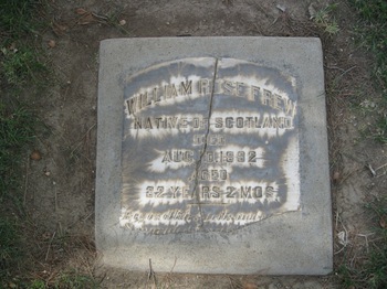 Frew, I William Rose gravesite