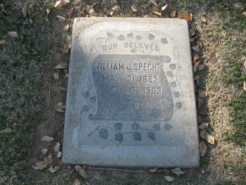 Specht, Wilhelm John ('William') gravesite